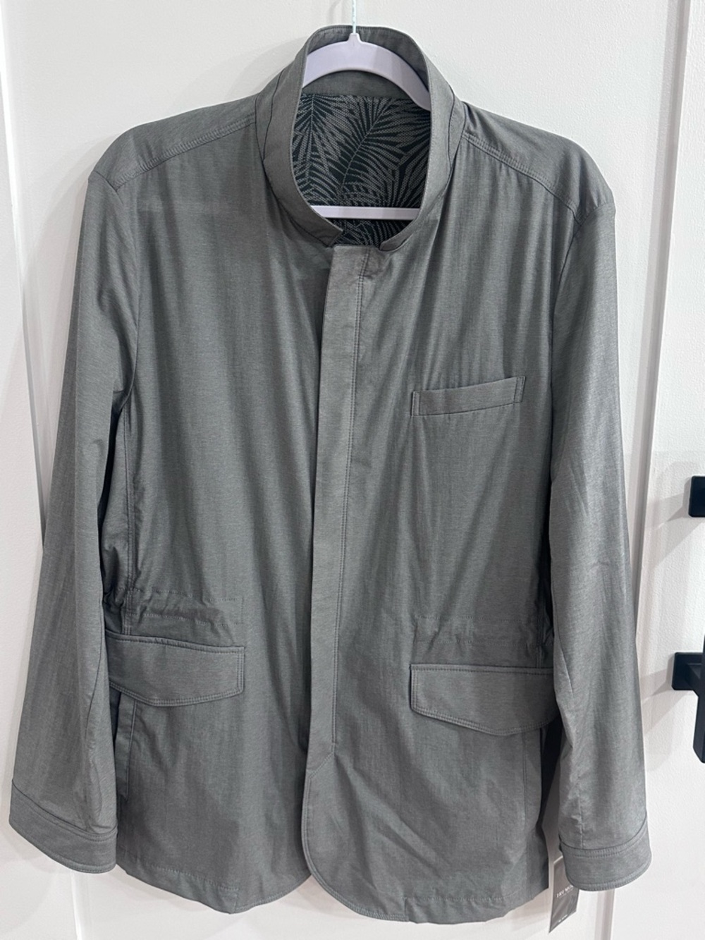 NWT Tremolo Culture Square Gray Tech Utility Jacket Men's 105 (Large/XL)